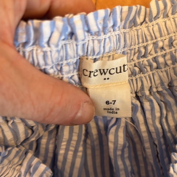 Jcrew Seersucker Skirt NWOT 6-7 - Picture 2 of 2